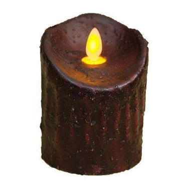 Burgundy Flicker Timer Pillar, 4